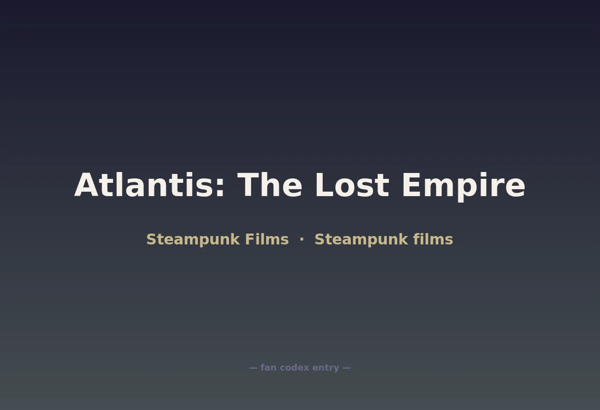 Atlantis: The Lost Empire